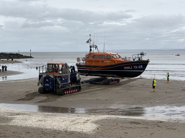Lifeboat on the Beach
